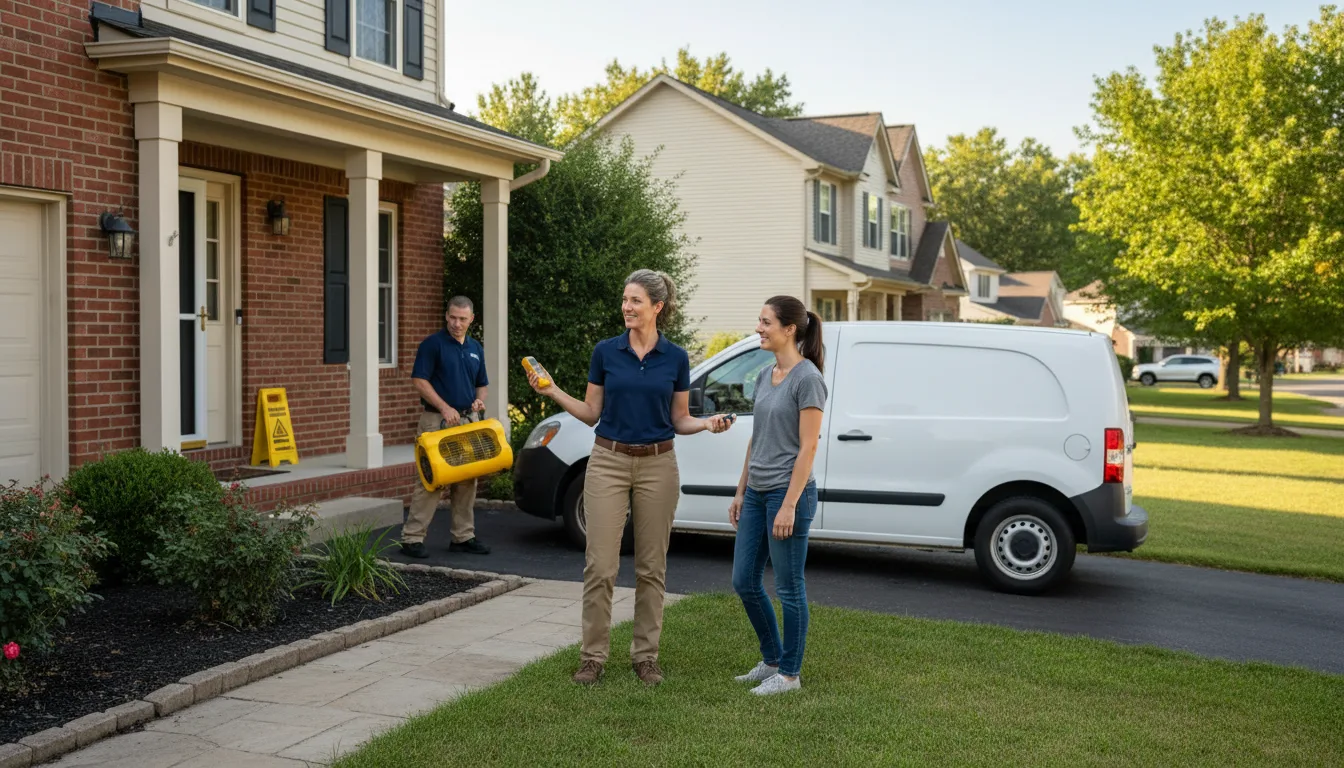 Residential water damage restoration in Glenwood Springs, CO